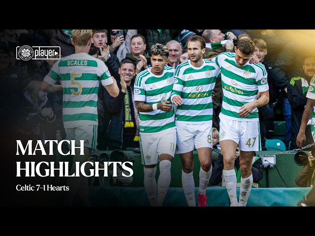 Match Highlights | Celtic 7-1 Hearts (18/10/26)