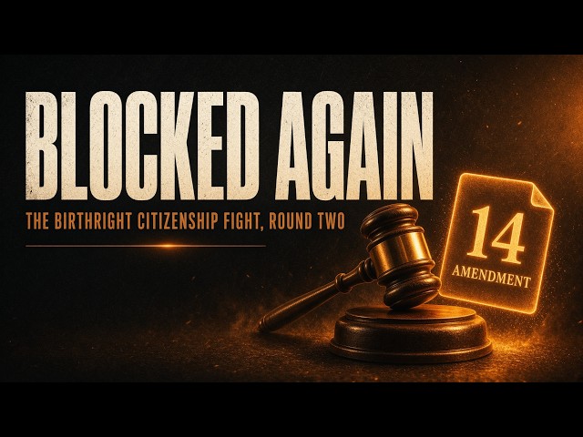 Trump's New Birthright Citizenship Order Just Got Blocked Too — The Full Legal History