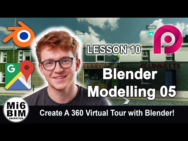 Master 360° Virtual Tours: The Ultimate Open-Source Blender Workflow - EP10