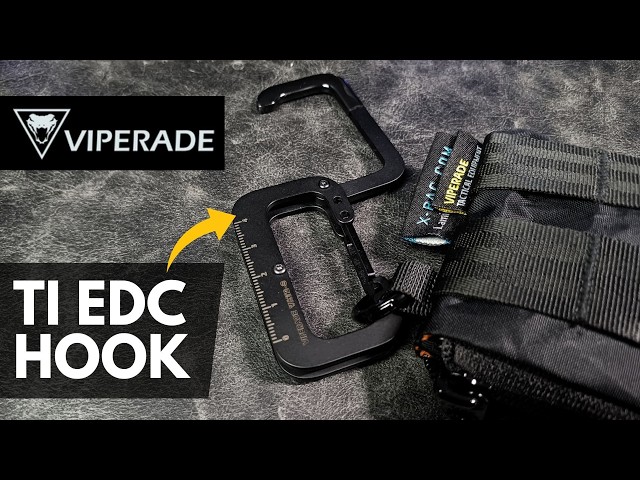 Useful EDC Gear | Viperade Titanium EDC Hook and XPAC Pouch