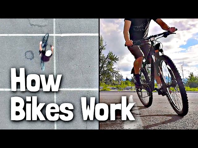 The Counterintuitive Physics of Turning a Bike