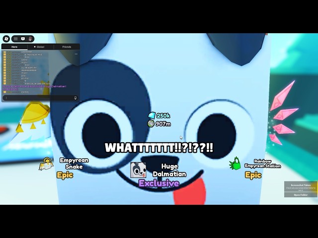 I HATCHED A HUGE DALMATIAN IN PSX CLASSIC!!!😱(Pet Simulator 99 Event Update)