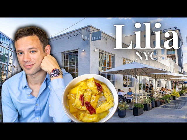 Eating at Lilia. One of the BEST and most HYPED Italian Restaurants in NYC