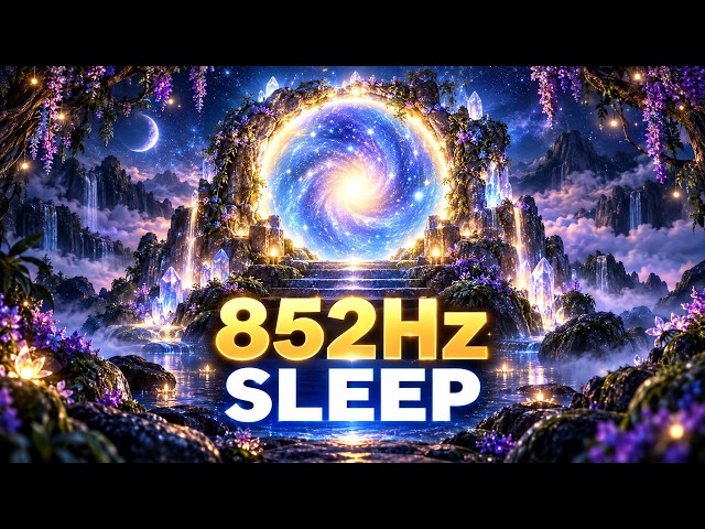 852Hz Sleep Meditation - Raise Your Vibration with Theta Waves