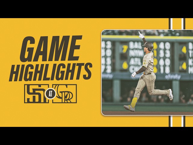 Padres vs. Rockies Game Highlights (9/16/26) | MLB Highlights