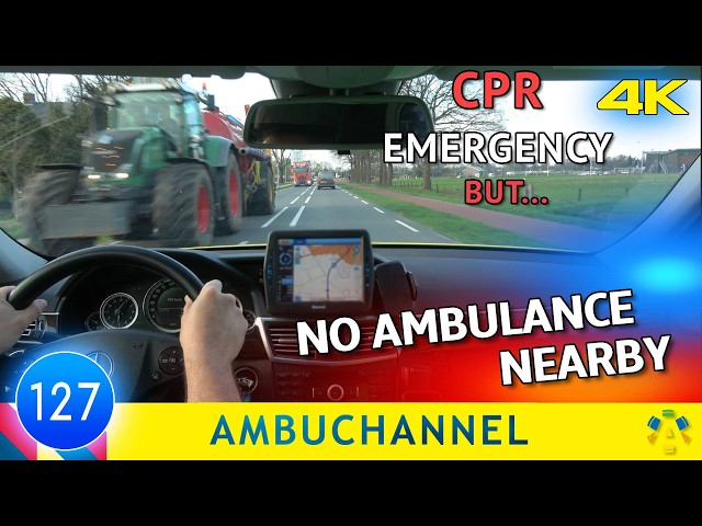 [4K] Ambulance code 3 POV: A baby stopped breathing but there is NO ambulance available nearby.