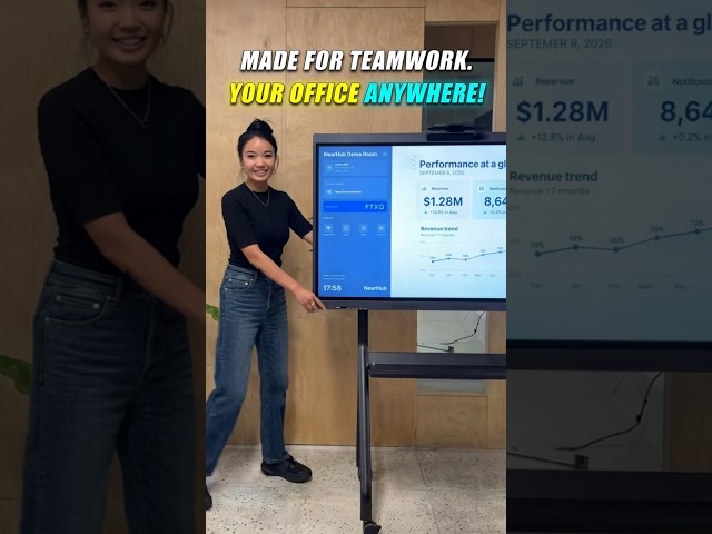 NearHub Board Max: Your Office Anywhere #nearhub #tech #innovation