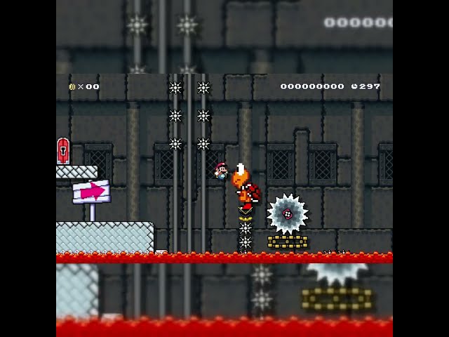 KAIZO LITE: Bear's Bastion by Timmeh #shorts 🍄Super Mario Maker 2 ◆ Switch 2 ◆ No Commentary #edc