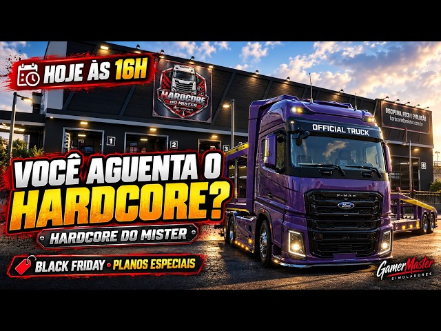 VOCÊ AGUENTA ESSE DESAFIO? 🚛 ETS2 HARDCORE AO VIVO | Comboio GMS