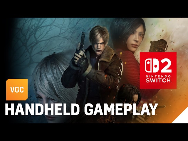 Resident Evil 4 Remake Nintendo Switch 2 Handheld Gameplay