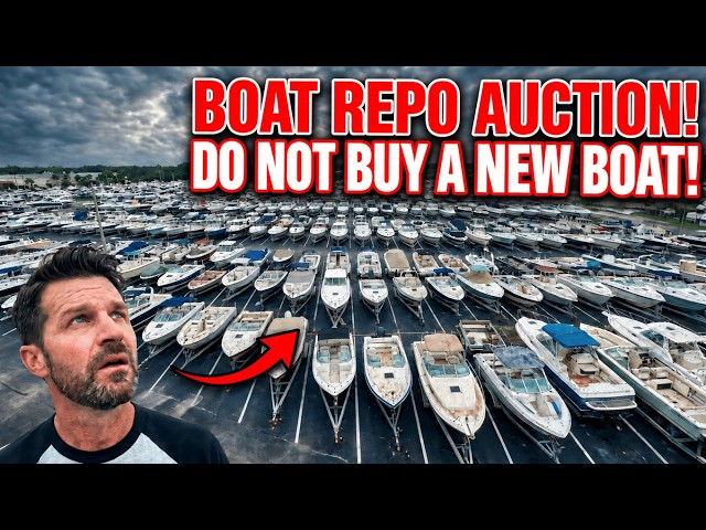 MASSIVE BOAT REPO AUCTION - 1/2 Price and STILL NOT SELLING!