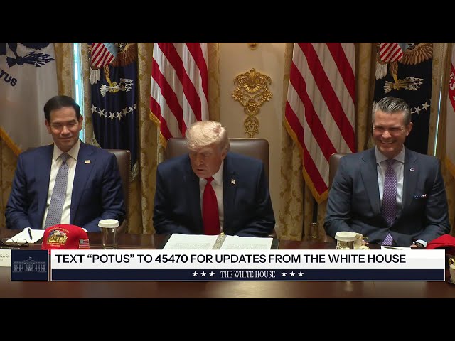 President Trump Participates in a Cabinet Meeting, May 27, 2026