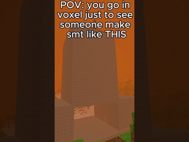 POV: You Join Voxel and See THIS 💀😭 #shorts #voxelgame  #bigscary  #vr  #vrgaming  #shorts