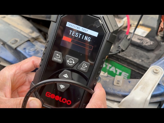 GOOLOO ST5 Battery Tester tells truth about health, cranking, charging!