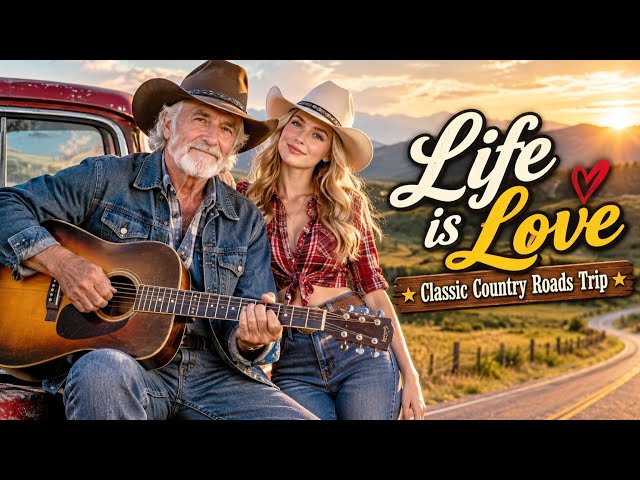 Life Is Love ❤️ | Classic Country Road Trip | Nostalgic Country Music 2026