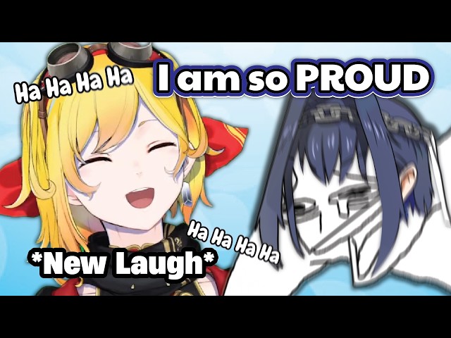 Kronii's reaction to Kaela "new laugh" is hilarious