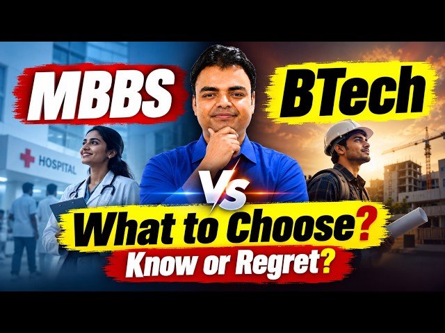 MBBS Vs BTech(Engineering) 2027, Best Career Options After 12th in India, Salary, Easy or Hard, Jobs