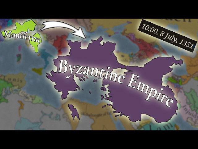 I Restored BYZANTIUM as MONTFERRAT in 15 YEARS in EU5!