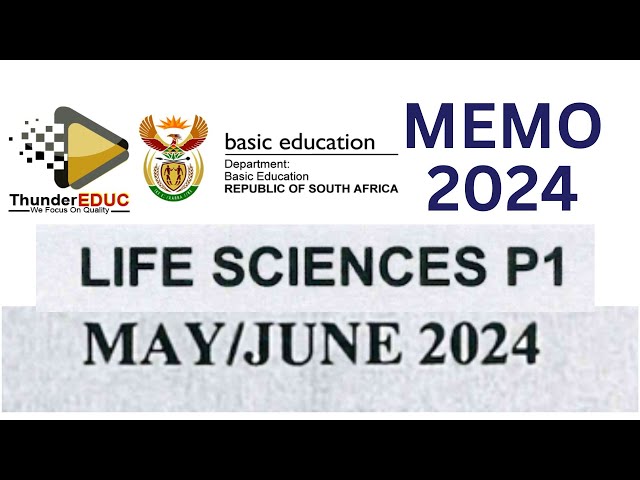 2024 MEMO LIFE SCIENCES SCIENCES P.1 FINAL EXAM 1(PAPER 1) GRADE 12  M/J [THUNDEREDUC] BY M.SAIDI