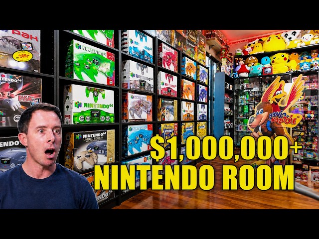 We Found The World's Biggest Nintendo Collection... BOXED | Consoles, Games, Kiosks & Rare Zelda