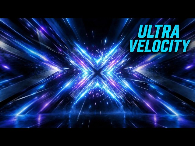 Hypnotic Blue Tunnel: 4K LED Stage Visual