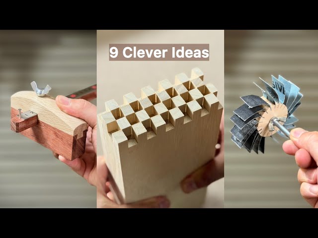 9 Clever Woodworking Ideas