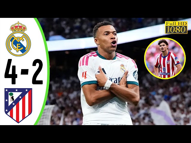 Real Madrid vs Atletico Madrid 4-2 Highlights & All Goals 2026 HD