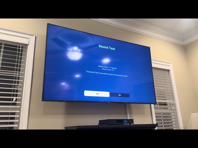 Samsung UN65CU7000D Television Set | Sound Test