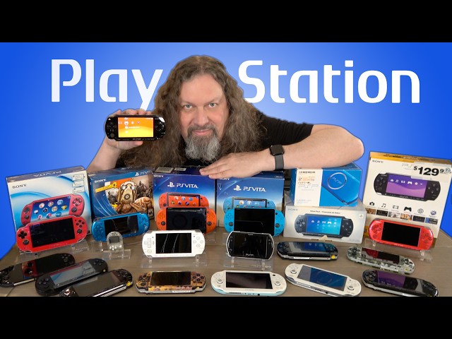 My PLAYSTATION HANDHELDS Collection! (PSP, PS Vita, Portal & PocketStation)