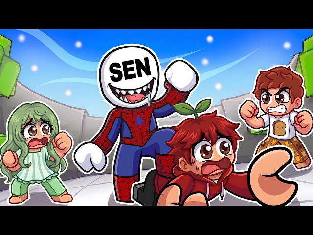 YOU BECAME SPIDER-MAN AND BEAT US UP! - Roblox