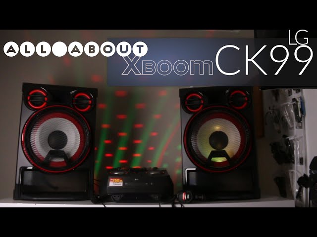 LG XBOOM CK99 Entertainment System. A Detailed Look With Sound Sample