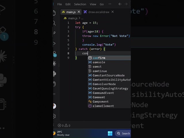 JavaScript Course 2026 | Lecture 68 | throw Keyword in JavaScript | Beginner to Advanced