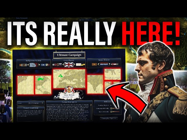 Napoleon Total War FINALLY Has The Empire Campaign Map!