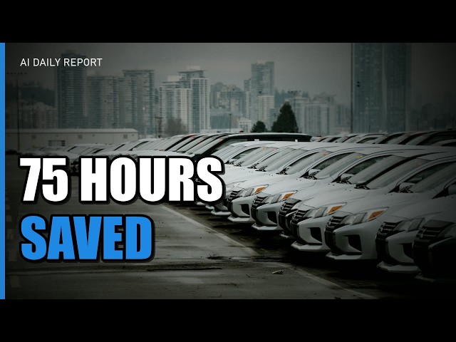 One AI Tool Saved a Company 75 Hours a Month | AI News Today