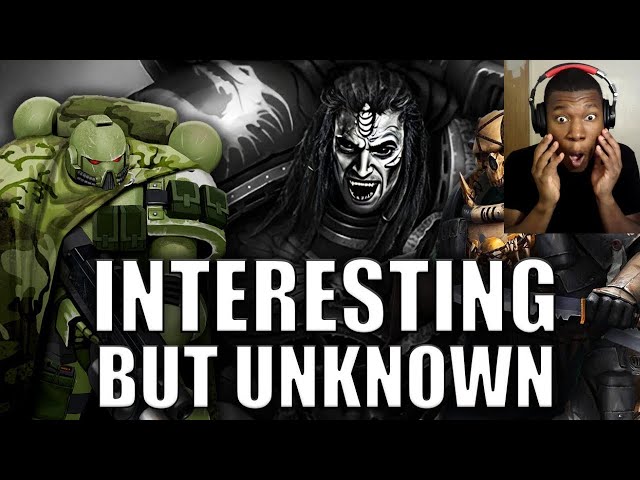 5 Obscure but Amazing Loyalist Space Marine Chapters | Warhammer 40k Lore REACTION