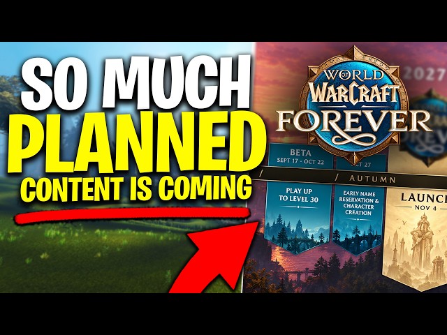 TONS of Post Launch Content Planned for World of Warcraft Forever ALREADY