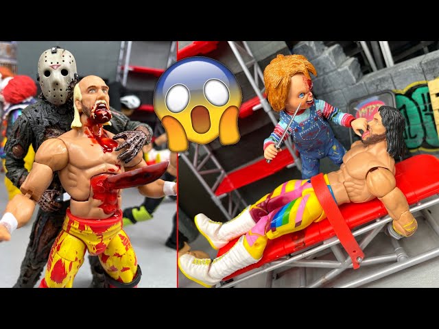 INSANE HORROR WWE ACTION FIGURE SETUP!