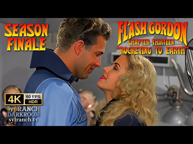 BONUS FEATURE! 🎥 HDR Flash Gordon 🚀 S01E13 (1936): "Rocketing To Earth" - 4K/60fps/HDR Remaster