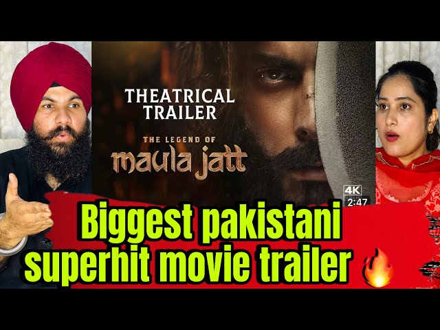 The Legend Of Maula Jatt Official Theatrical Trailer Reaction Video | Reaction On Maula Jatt #react