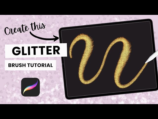 How to Create Glitter Brushes in Procreate (with FREE Download): Procreate Brush Tutorial
