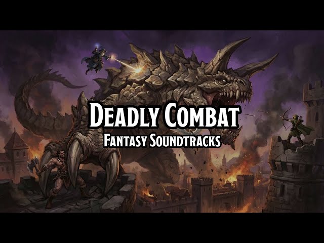 Deadly Combat | D&D/TTRPG Battle/Combat/Fight Music | 1 Hour | Copyright free