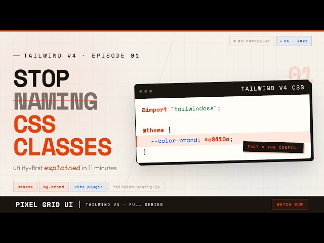 Tailwind CSS v4 Tutorial — What It Is & Why It Changed Everything