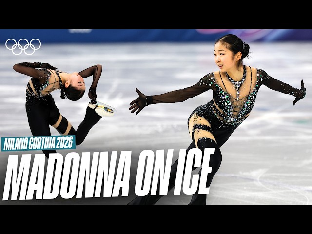 Zhang Ruiyang Skates to Madonna's Frozen ❄️🎶 | Milano Cortina 2026