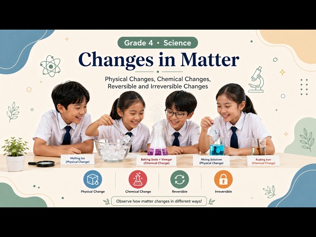 Understanding Changes in Matter for Grade 4 Scientists