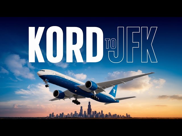 🛫 KORD (Chicago O'Hare) 22L to KJFK (New York JFK) 22L | Realistic Flight | MSFS 2024 ✈️