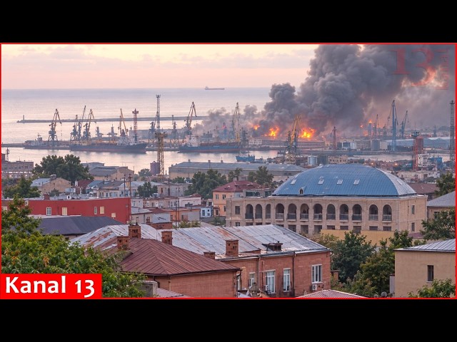 Ukraine launched a drone attack on the port of Makhachkala: explosions began