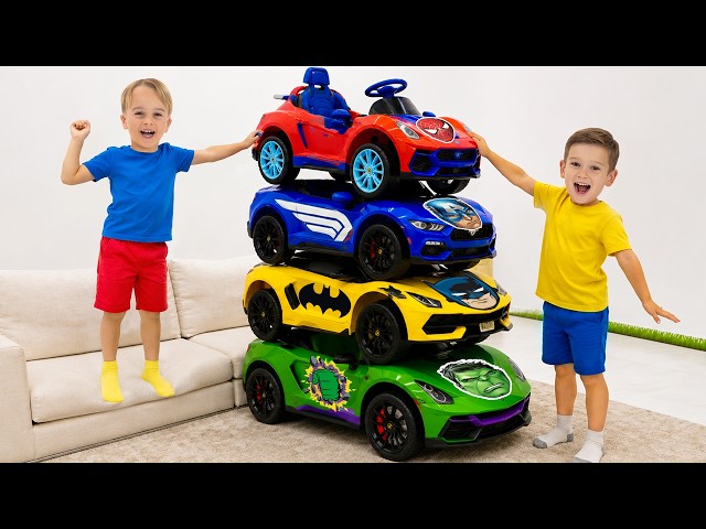 Chris and Mike Learn to Share: Fun Stories with Cars