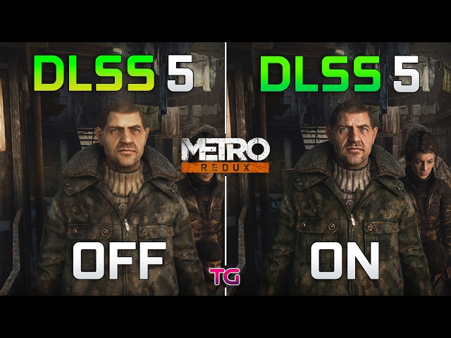 Official DLSS 5 : ON vs OFF in METRO Redux Next-Gen | Graphics & FPS Comparison