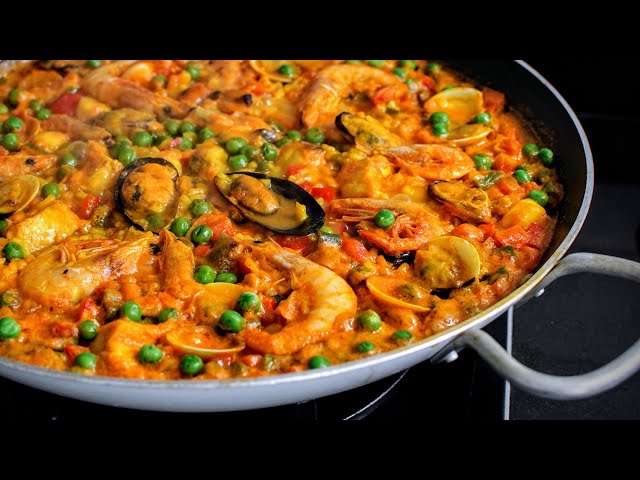Easy PAELLA Seafood – Ulam Pinoy Recipes