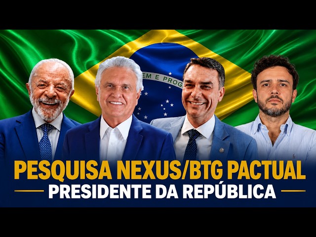 WHO IS LEADING THE PRESIDENTIAL POLL FROM NEXUS/BTG PACTUAL? Check out Lula versus Flávio Bolsonaro